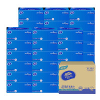 维达(vinda)盒装抽纸硬盒装抽纸3层100抽(3包/提,12提/箱)V2260整箱