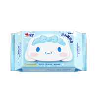 心相印x三丽鸥湿厕纸80片 纯水湿巾温和洁净 大耳狗款单包 XCY080+P2