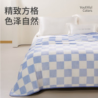 洁玉 毯子906g亲肤法兰绒毯居家宿舍空调盖毯150cm*200cm