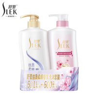 舒蕾丝质柔顺香氛洗沐 套装 (蚕丝丝质顺滑去屑洗发露651g+恬美樱花香氛沐浴露600ml)