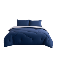 绘睡 美利奴羊毛被(厚款)-藏青-灰冬款200*230cm