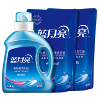 蓝月亮 洗衣精选 套装F 亮白增艳(薰衣草)1kg*1瓶+1kg*2袋