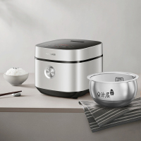 九阳(Joyoung)0涂层电饭煲电饭锅超硬化316L不锈钢内胆IH电磁加热及远红外顶加热4L大容量F-40F328L
