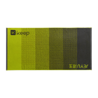 洁玉 KEEP联名款-进阶时刻7A级 抗菌纯棉浴巾单条袋装 J5906B 续航绿