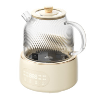 WORLD KITCHEN美国康宁养生壶恒温壶煮茶壶煮茶器1L办公室必备家用花茶壶炖煮烧水壶0胶和0拼接(标准款)1L