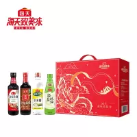 海天 龙腾四海 调味品生抽老抽耗油米醋礼盒 [598g+610g+520g+500ml]