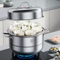 康巴赫欧式不锈钢双层蒸锅28cmKBH28TB2