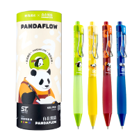 晨光按动中性笔自在熊猫AGPH85X6黑0.5mm 4支/盒