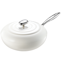 美的(Midea)水油刻度线 国标一级不粘 纳米钛陶瓷釉面 无氟 少油烟 燃磁通用 抑菌 CL32TC01D