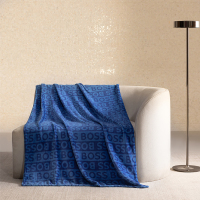BOSS HUGO BOSS 简约logo毯 120*150cm (HBMT-037)