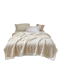 洁丽雅 羊羔绒双层富贵毯 JLY-CP3152 180*200cm(1750g)