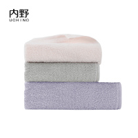 内野(UCHINO) 素雅织意浴面巾三件套HU-HY07J07浴巾*1+面巾*1+方巾*1