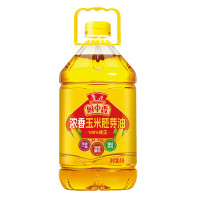 鲁花厨中香浓香玉米胚芽油4L 非转基因压榨食用油