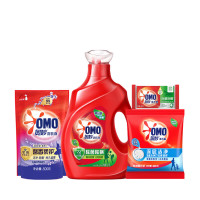 奥妙洗衣液4.04斤组合装(洗衣液1kg+补充装500g+洗衣粉300g+洗衣皂220g)