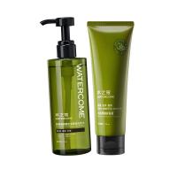 水之蔻茶树氨基酸控油蓬松洗发水+水光柔顺护发素(绿野青柑400ml+青柑橘影200ml)