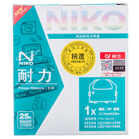 耐力(NIKO)精选商用专业版N LQ670K/680K黑色色带(适用爱普生LQ660K/LQ670K+/S015016