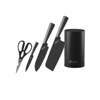 DUMIK刀具厨房刀具套装组合菜刀家用不锈钢切菜刀套装 5件套D-DS05H31