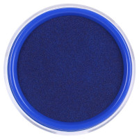 晨光(M&G)φ80mm透明圆形财务快干印台印泥 办公用品 蓝色5个装AYZ97512