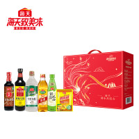 海天 凤鸣朝阳 调味品6件盒[2050ml+1230g]