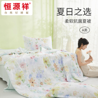 恒源祥HYX311BZ花开静好A类抗菌柔软夏凉被200*230cm