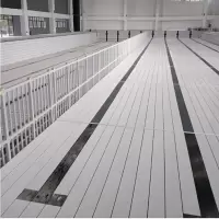 Quntai游泳池深水区增高垫层全新原料UPVC材质全铺模块化垫高板/平方