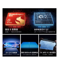 iQOONeo10Pro+ 骁龙8至尊版强性能电竞手机16+1T 疾影黑