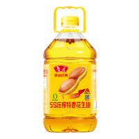鲁花经典5S压榨特香花生油香味5L
