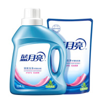 蓝月亮 洁净洗衣组合:洁净自然洗衣液1kg+袋500g