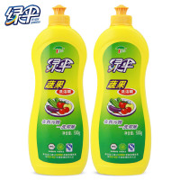 绿伞蔬果洗洁精500g/瓶 2瓶装 家庭装水果蔬菜厨房餐具洗涤灵洗碗清洗剂