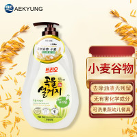爱敬(AEKYUNG)洗洁精谷物小麦洗涤剂750ml 1瓶装 食用级浓缩洗碗液餐具去油洗涤灵进口