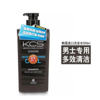 爱敬可希丝男士洗发香波多效清洁型 薄荷味550ml/瓶 1瓶装 清爽去屑温和清洁控油留香男士专用洗发露