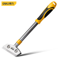 得力(deli) 重型加长铝合金刮污刀铲刀玻璃刮刀地板墙皮瓷砖清洁除胶铲刀尾部带螺丝刀360mm DL359360Z