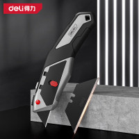 得力(deli)10连发重型自锁锌合金美工刀T型美工刀壁纸刀裁纸刀10刀片 DL4262 1把