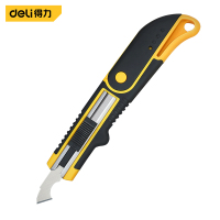 得力(deli) 钩刀专业切割亚克力板钩刀勾缝美缝隙 160mm钩刀内置三刀片 DL016 1把