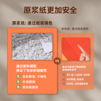 得力(deli)A4 80g浅蓝色复印纸 彩色打印纸 儿童手工DIY折纸剪纸彩纸 非硬卡纸 100张/包 7757 经典