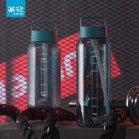 茶花劲派大容量运动水杯男女塑料便携水壶健身夏天耐高温水瓶夏季杯子 劲派大容量水杯 2300ml 1个装 050026