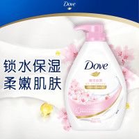多芬(DOVE) 樱花甜香滋养美肤沐浴露1L 锁水柔嫩肌肤 留香润肤(新老包装随机)
