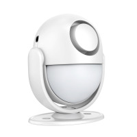 凌防(LFang)红外报警器防盗报警器店铺家用人体感应无线红外安防警报器 KR-P6