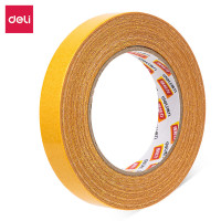 得力(deli)10卷装 强力双面布基胶带加厚网格双面胶20mm*20m*280μm地毯无痕固定墙面隐形粘接 JL351