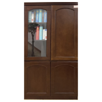 名杨菲特龙 办公文件柜资料柜档案公司办公室书柜板式木质柜子木门+玻璃组合