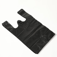 美好洁 黑色加厚手提背心垃圾袋酒店一次性清洁袋收纳包装袋[加厚]90*103cm/50个