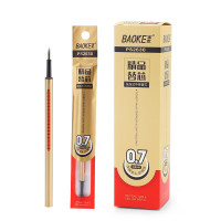 宝克(BAOKE)PS2630 红色 60支装 20支/盒*3 按压式中性笔替芯 子弹头水笔顺滑商务办公笔芯 0.7mm