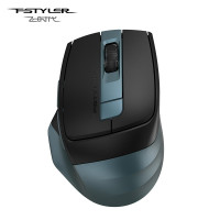 双飞燕(A4TECH)FB35CS 飞时代 无线蓝牙鼠标轻音充电款ipad苹果mac笔记本电脑通用鼠标公绿色