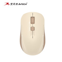 双飞燕(A4TECH)FB26CSAir 无线静音可充电无线蓝牙鼠标双模便携轻便办公多媒体蓝牙多模切换通用 咖啡色