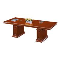 君供 洽谈桌 1600*800*760mm 实木 原木色 一字型 不可升降