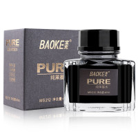 宝克(BAOKE)MS212 黑色 2瓶装 钢笔墨水钢笔专用通用墨水 钢笔水高级颜料型墨水 40ml/瓶