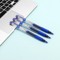宝克(BAOKE)PC5008 蓝色 50支装 10支/盒*5 巨能写中性笔 办公学习中性笔会议笔 0.5mm