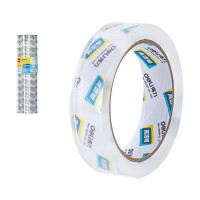 得力(deli)单筒装 高透封箱胶带30131封箱胶带24mm*40y*50um(12卷/筒)(高透)文具胶带快递打包胶