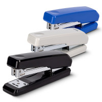 得力(deli) 混合 订书机 带起钉器钉书机 12#书机手工办公书籍装订钉书器 0326