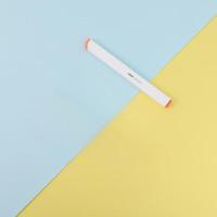 晨光文具 晨光优品荧光笔单头软头方杆AHMU1602G8浅橘 单支装